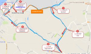 Mill Hill Detour Elizabeth Auto Care Use this detour route when coming in from Elizabeth Twp, Lincoln Borough and Forward Twp during the Lovedale Rd closure